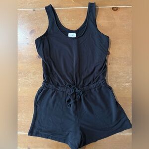 Lou & Grey Black Sleeveless Romper